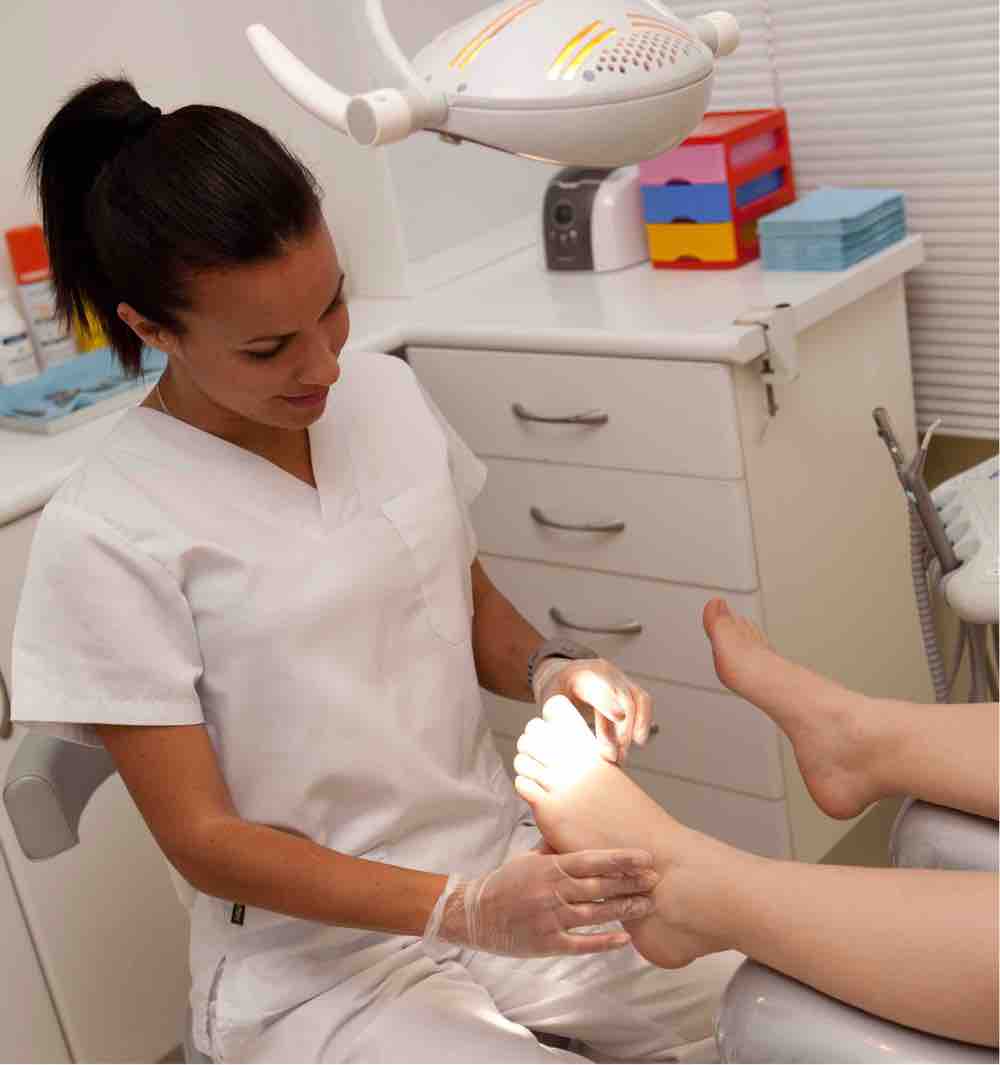 Imagen de Lara trabajando